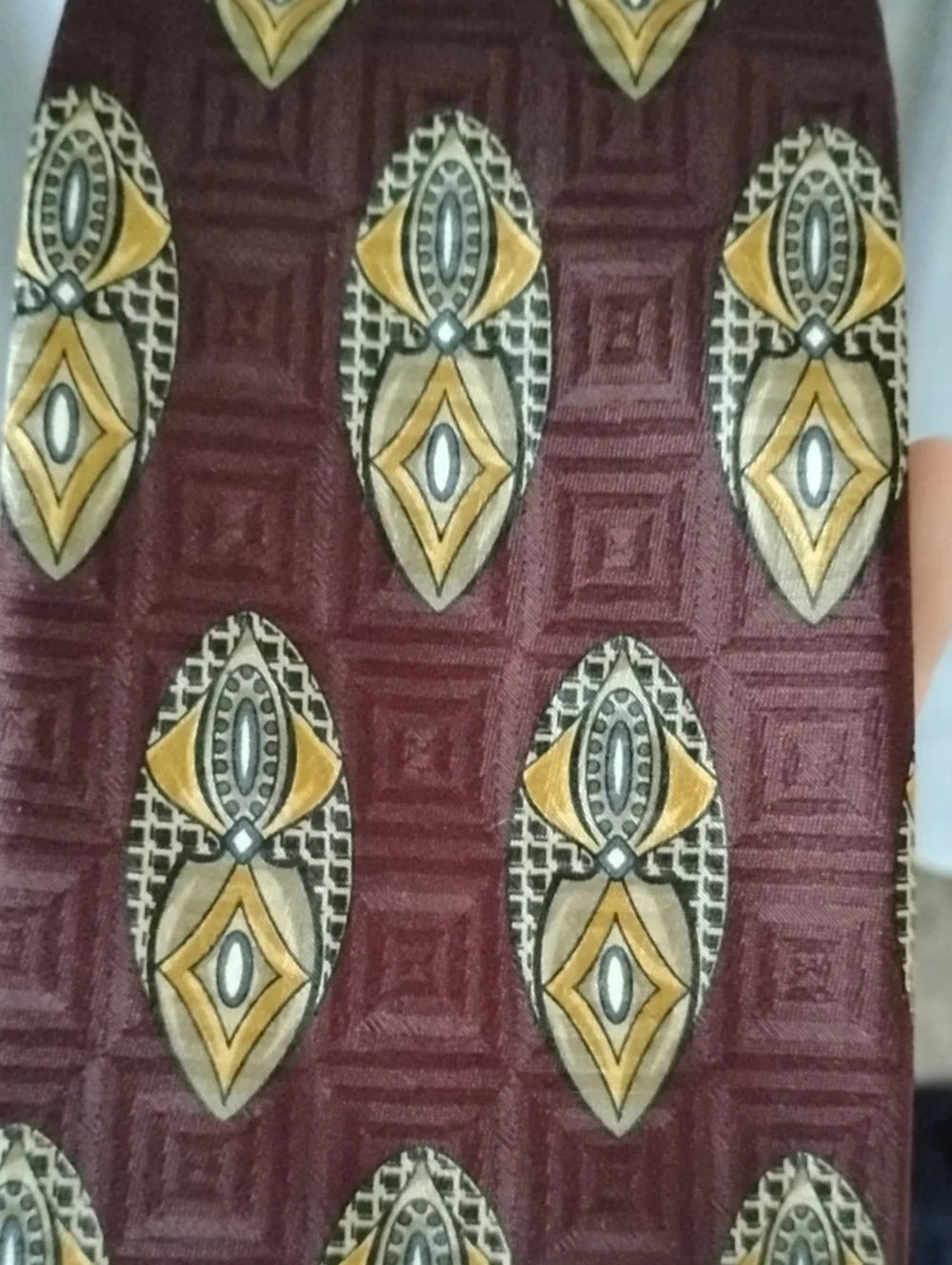 100% Silk Hand Sewn In USA Long Tie